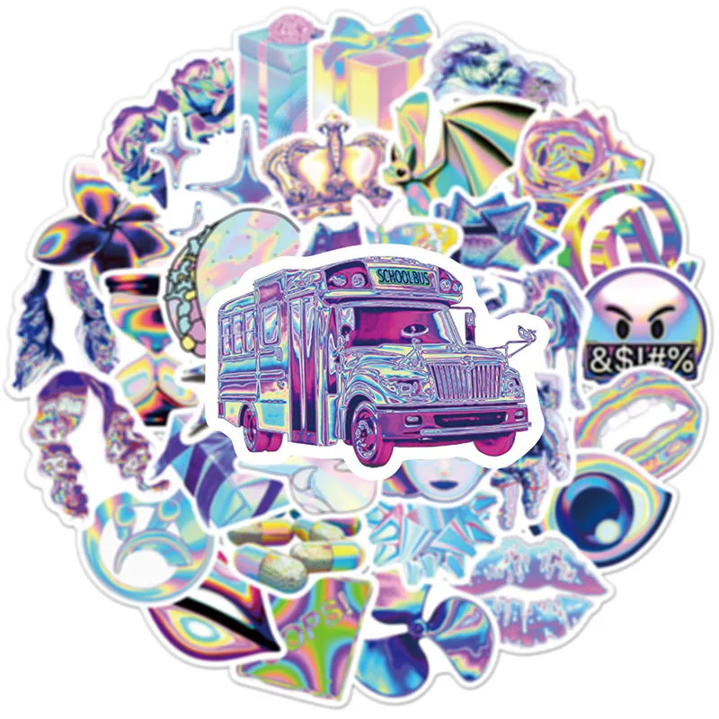 10/30/50 шт., голографические креативные наклейки на велосипед, Дорожный чемодан, гитару, ноутбук, холодильник
10/30/50 шт., голографические креативные наклейки на велосипед, Дорожный чемодан, гитару, ноутбук, холодильник