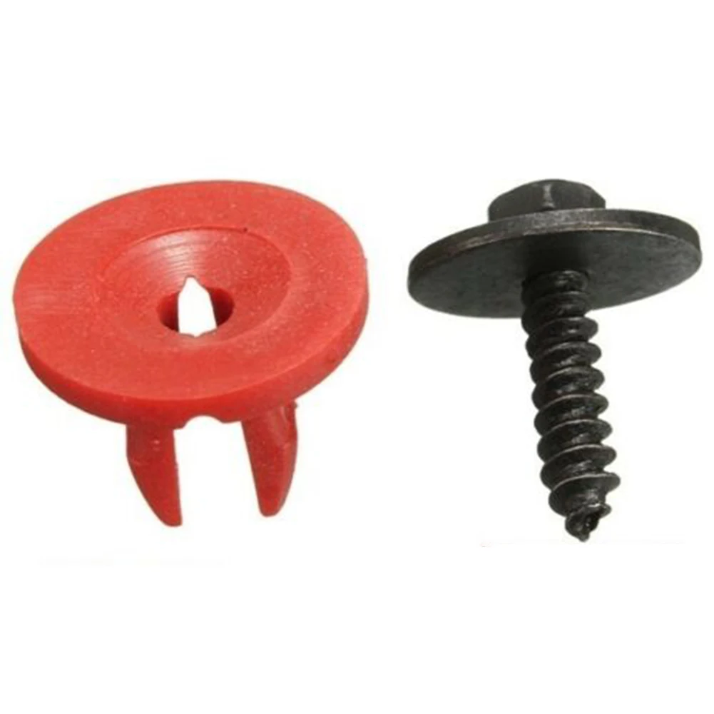 Clips Car Mudguard Screws Buckle Car Accessories Car Screws FOR Focus FOR Ford With 5 Plastic Grommets High Quality
Clips Car Mudguard Screws Buckle Car Accessories Car Screws FOR Focus FOR Ford With 5 Plastic Grommets High Quality