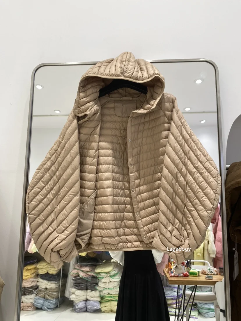 Winter Vintage Women Oversized Hood Puffer Jacket Female Casual Ultra Light Lantern Sleeve 90%White Duck Down Coat 13 Mallzona S1b279ae9bdcd438a9655bfb76c452859C Winter Vintage Women Oversized Hood Puffer Jacket Female Casual Ultra Light Lantern Sleeve 90%White Duck Down Coat Mallzona