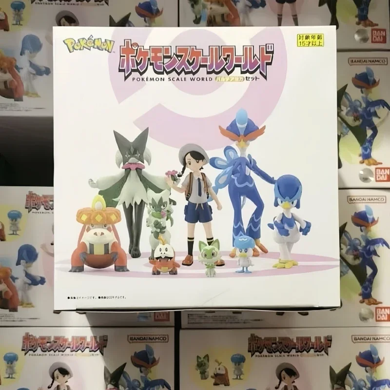 Original Pokemon Scale World Paldea Region Juliana Meowscarada Fuecoco Quaxly Sprigatito Pvc Anime Action Figure Toys Decoration
Original Pokemon Scale World Paldea Region Juliana Meowscarada Fuecoco Quaxly Sprigatito Pvc Anime Action Figure Toys Decoration