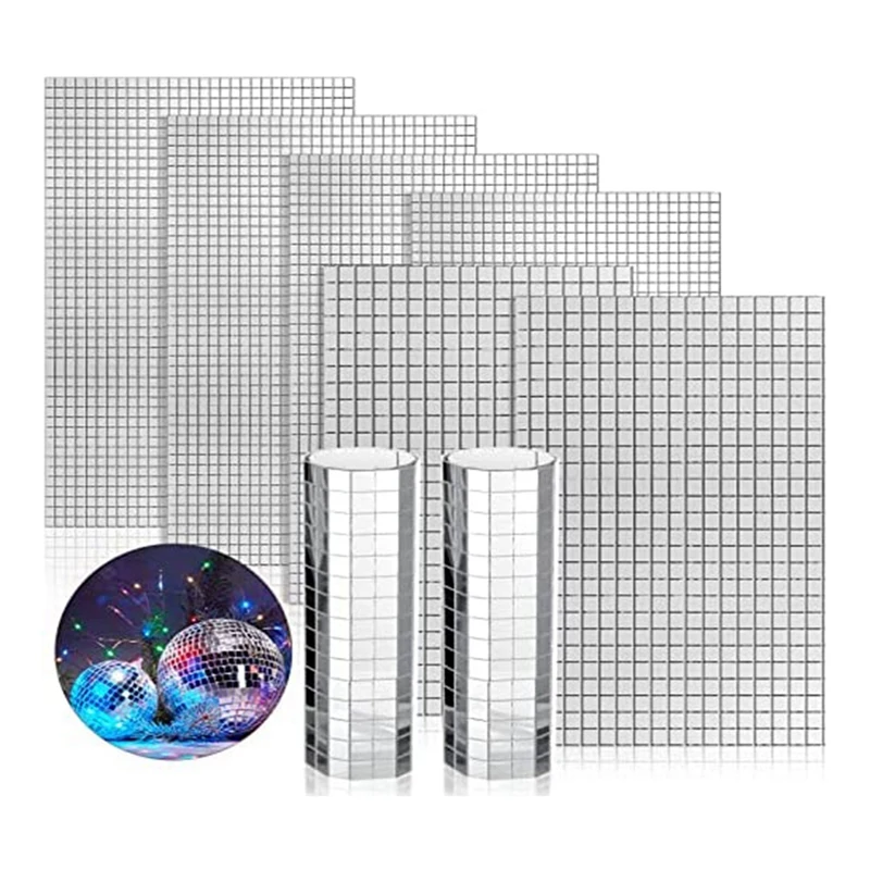 8100 Pcs Self Adhesive Mirrors Mosaic Tiles 5 X 5 Mm And 10 X 10 Mm For DIY Disco Ball Craft Disco Stickers Home Vase
8100 Pcs Self Adhesive Mirrors Mosaic Tiles 5 X 5 Mm And 10 X 10 Mm For DIY Disco Ball Craft Disco Stickers Home Vase