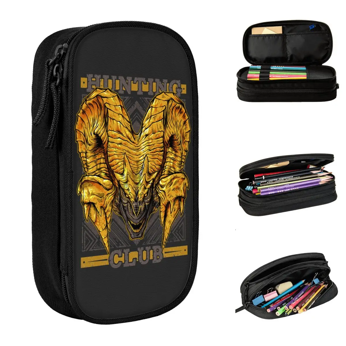 Охотничий клуб Kulve Taroth, монстр-Хантер, мир, карандаш, Женская игровая коробка для ручек, большая емкость для хранения, подарок, канцелярские принадлежности
Охотничий клуб Kulve Taroth, монстр-Хантер, мир, карандаш, Женская игровая коробка для ручек, большая емкость для хранения, подарок, канцелярские принадлежности