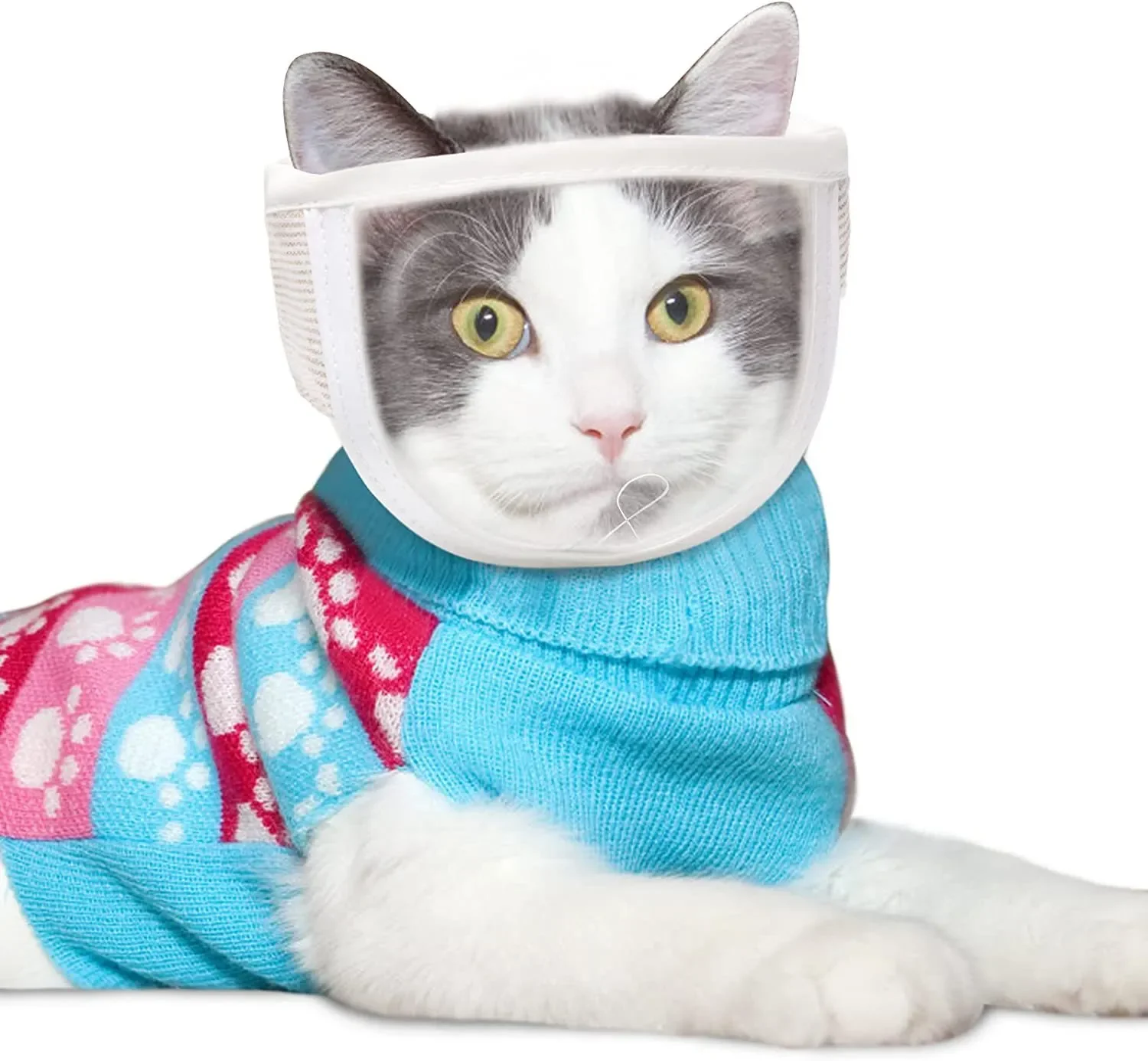 Pet Cat Bathing Grooming Tool with Transparent Mouth and Nose Mask, Effective Anti-biting Cat Nail Clipper Auxiliary Tools
Pet Cat Bathing Grooming Tool with Transparent Mouth and Nose Mask, Effective Anti-biting Cat Nail Clipper Auxiliary Tools