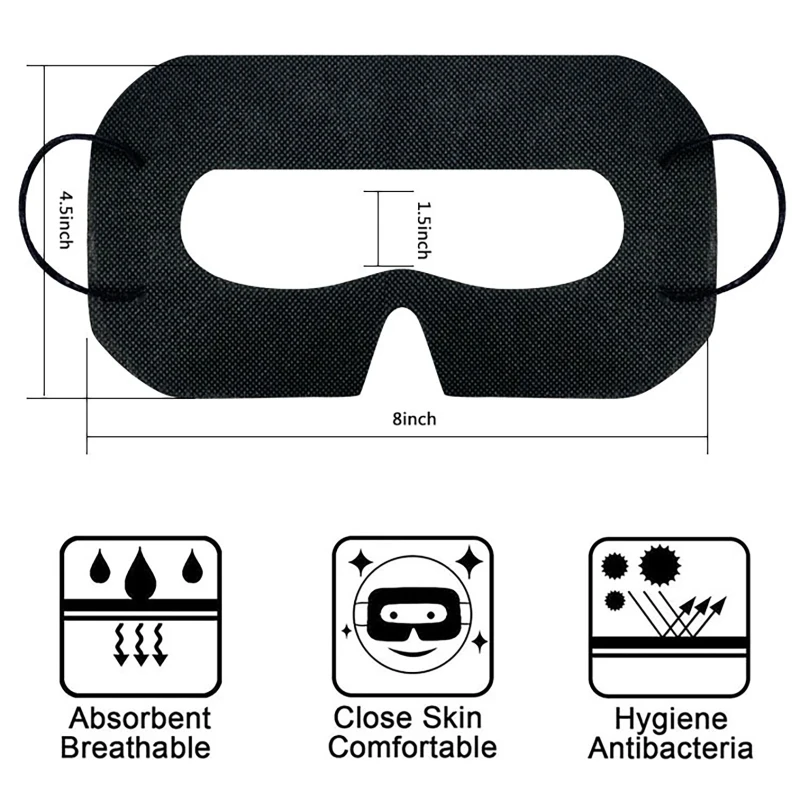 100 шт. одноразовая маска, маска для глаз для Oculus Quest, 2 накладки для центра опыта, Прямая поставка
100 шт. одноразовая маска, маска для глаз для Oculus Quest, 2 накладки для центра опыта, Прямая поставка