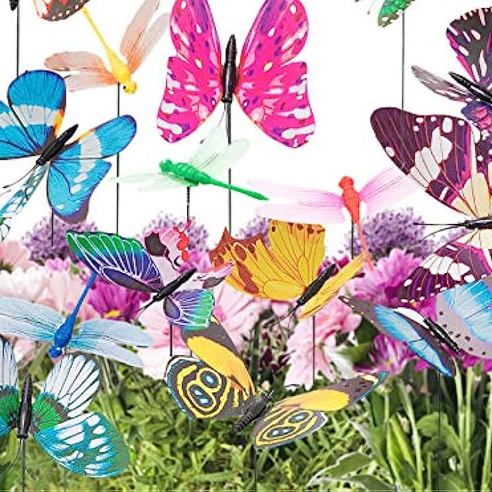 50Pcs/set Butterflies Garden Yard Plant Colorful Whimsical Butterfly Stakes Decoracion Outdoor Decor Flower Pots Decoration
50Pcs/set Butterflies Garden Yard Plant Colorful Whimsical Butterfly Stakes Decoracion Outdoor Decor Flower Pots Decoration