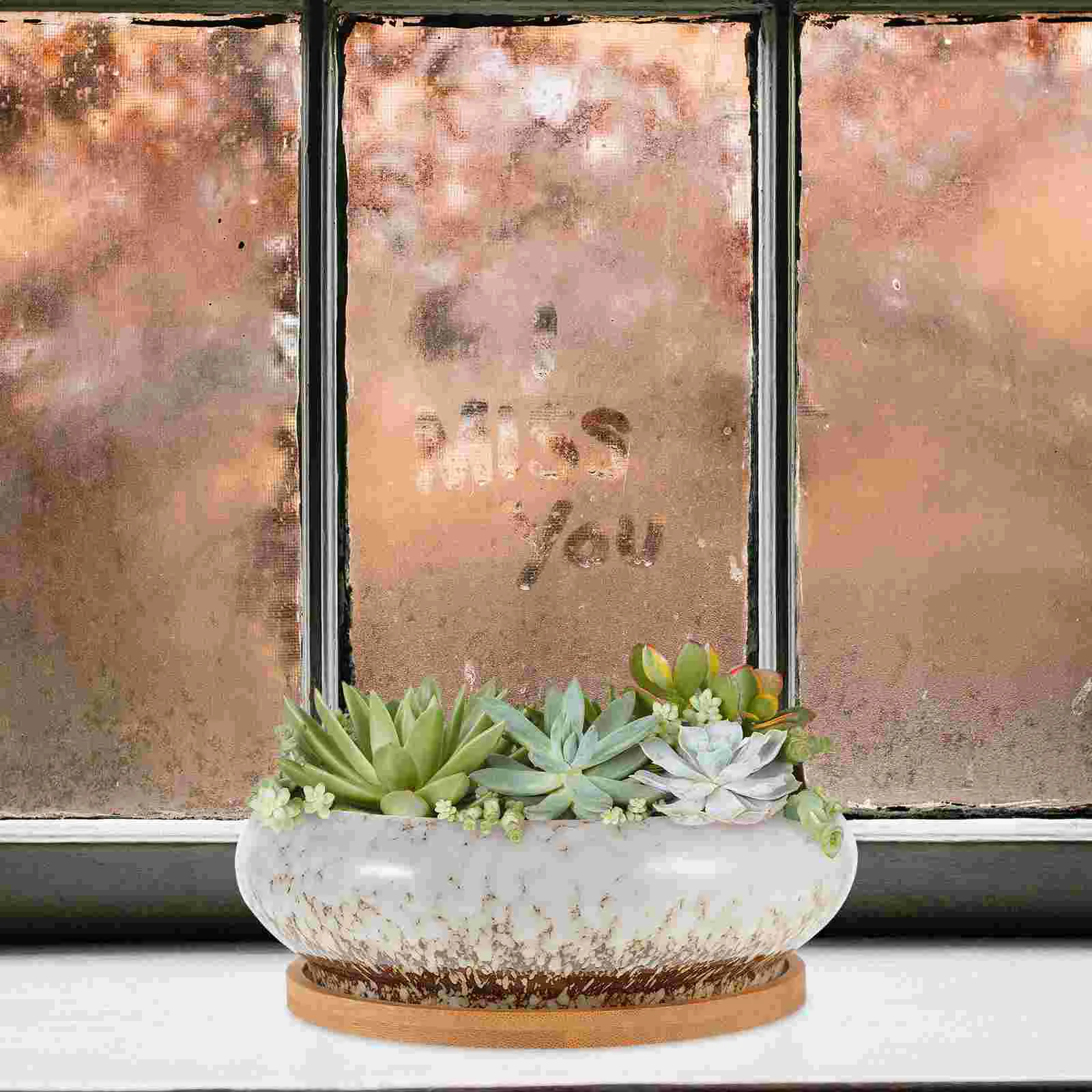 Ceramic Flowerpot Plant Ceramics Succulents Pots Cactus Planter Balcony Planters for Plants
Ceramic Flowerpot Plant Ceramics Succulents Pots Cactus Planter Balcony Planters for Plants