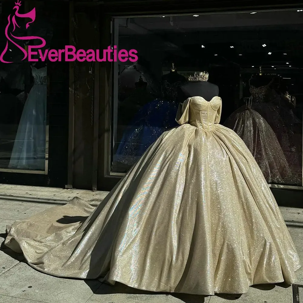 Ball Gown Quinceanera Dresses for Women Off Shoulder Sweet 16 Dress Glitter Sequin Vestidos De 15 Años Quinceañeras 2024
Ball Gown Quinceanera Dresses for Women Off Shoulder Sweet 16 Dress Glitter Sequin Vestidos De 15 Años Quinceañeras 2024