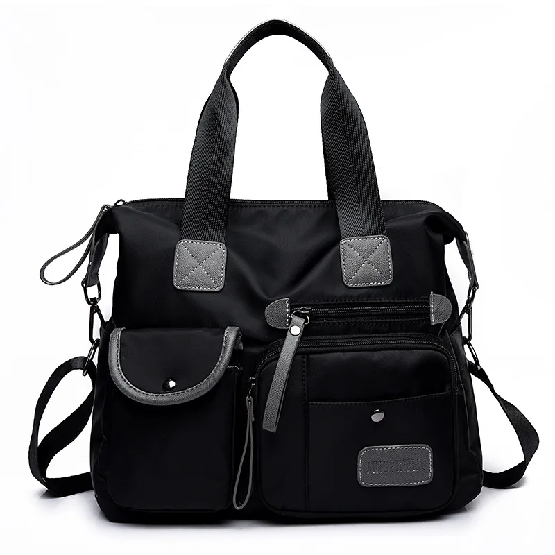

Нейлоновая тканевая сумка через плечо, новая вместительная портативная Повседневная сумка для женщин, высококачественный мессенджер, Универсальная роскошная