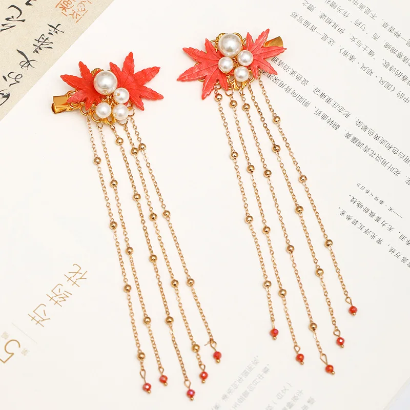New Autumn Leaf Hairpin Headgear Dramatic Headdress With Timeless Quality Hair Accessories For Women's Elegant Styling
New Autumn Leaf Hairpin Headgear Dramatic Headdress With Timeless Quality Hair Accessories For Women's Elegant Styling