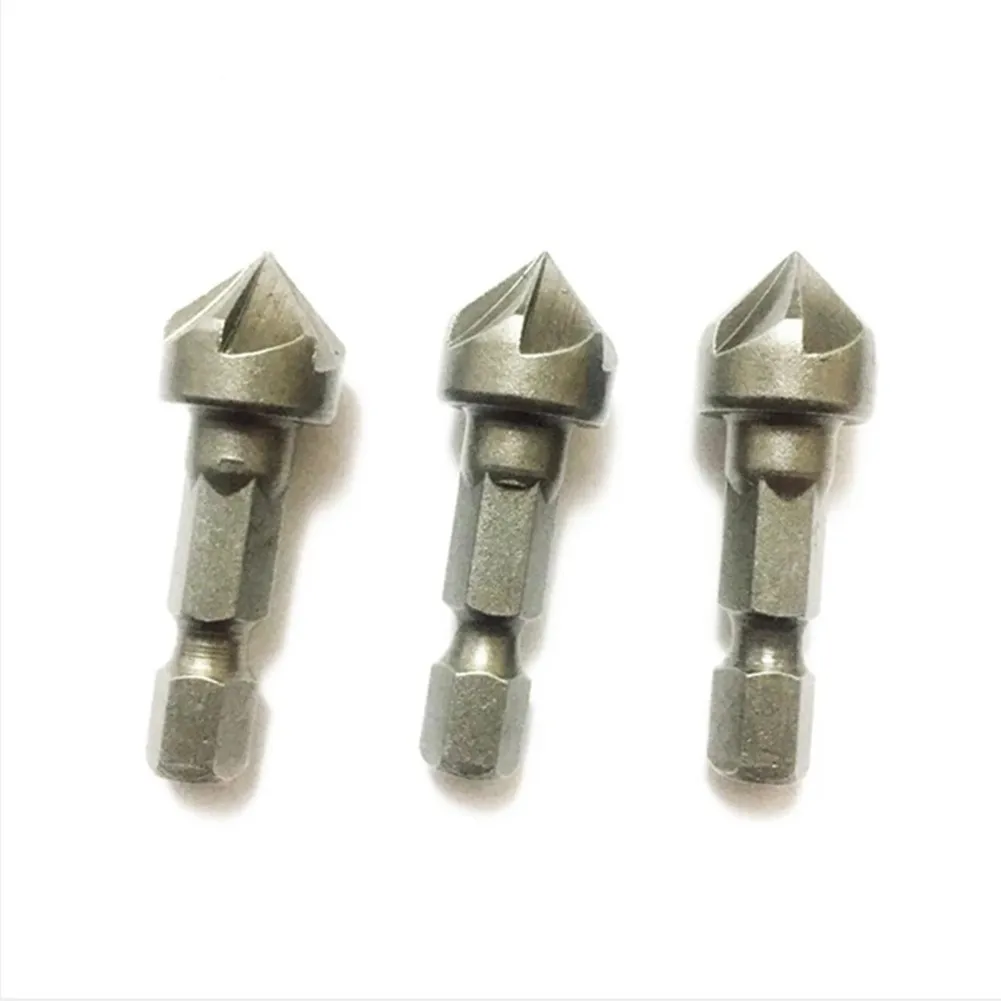 3 Pcs 6 Flute Hex Handle HCS Countersink Chamfering Drill Bits Chamfer Tool Suitable For Chamfering Deburring
3 Pcs 6 Flute Hex Handle HCS Countersink Chamfering Drill Bits Chamfer Tool Suitable For Chamfering Deburring