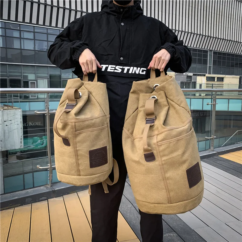 Large Capacity Rucksack Man Travel Bag Mountaineering Backpack Male Luggage Canvas Bucket Shoulder Bags for Boys Men Backpacks
Large Capacity Rucksack Man Travel Bag Mountaineering Backpack Male Luggage Canvas Bucket Shoulder Bags for Boys Men Backpacks