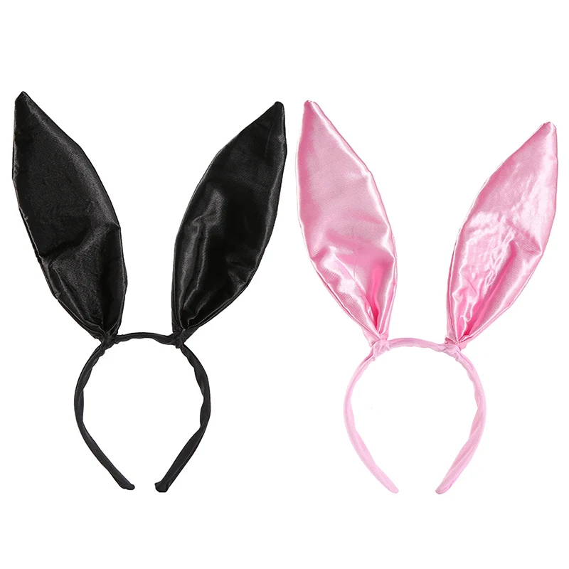 

Sexy Stain Bunny Ears Hairband Rabbit Ears Headband Masquerade Headpiece For Halloween Hair Hoop Party Cosplay Props