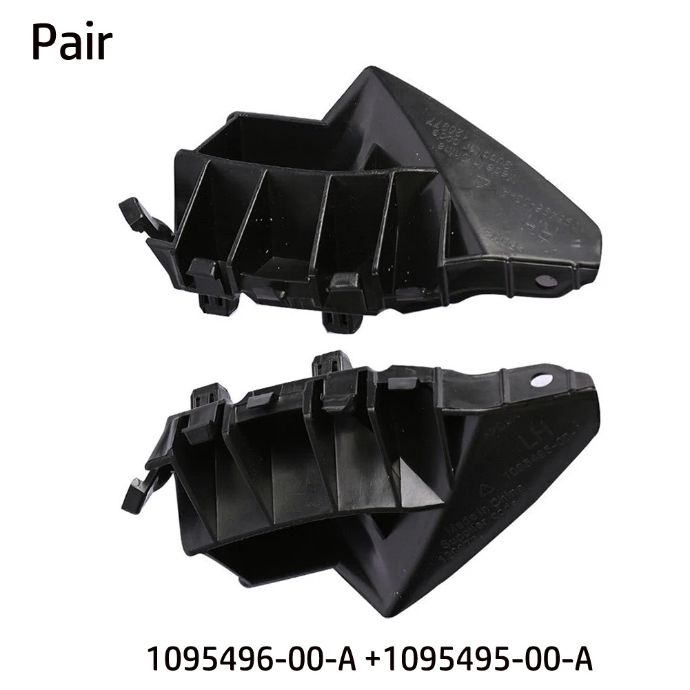 Pair Bumper Fender Bracket Replacement Vehicle 1095495-00-A 1095496-00-A Accessories Front Left & Right Plastic
Pair Bumper Fender Bracket Replacement Vehicle 1095495-00-A 1095496-00-A Accessories Front Left & Right Plastic