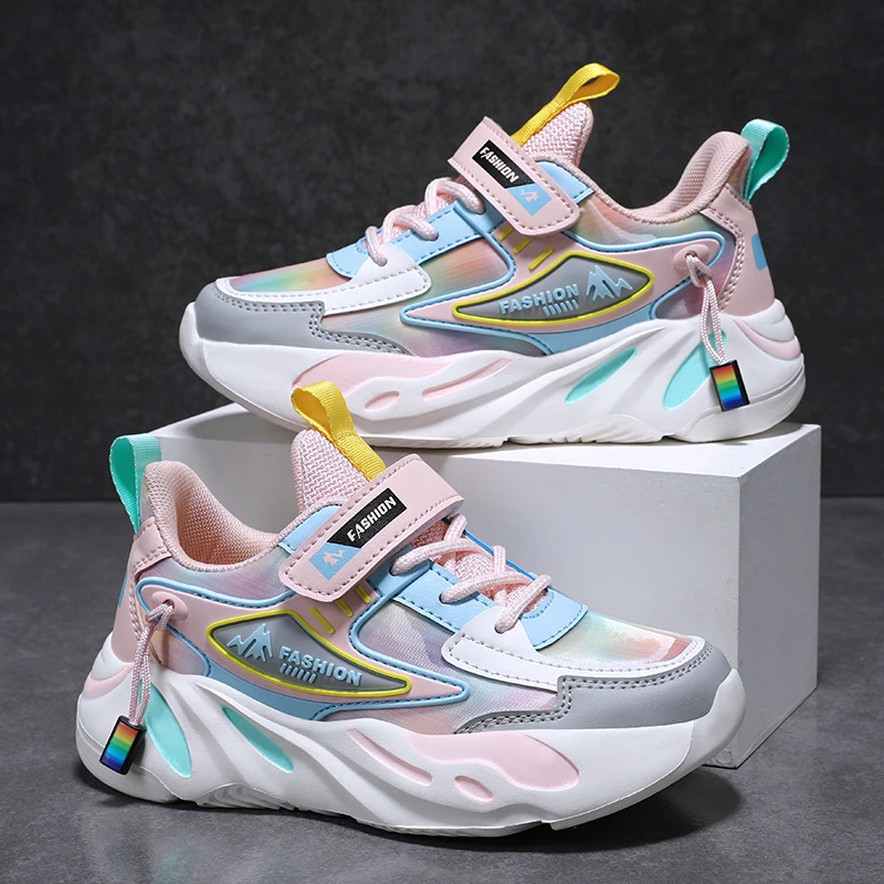 Brand Children Shoes Girls Sneakers Breathable Kids Sports Shoes Trendy Pink Casual Daily Comfortable Running Tennis Sneakers
Brand Children Shoes Girls Sneakers Breathable Kids Sports Shoes Trendy Pink Casual Daily Comfortable Running Tennis Sneakers