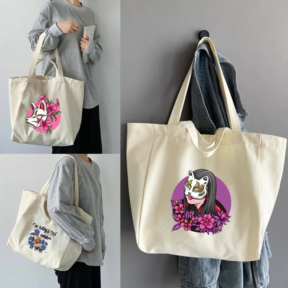 Shopping Bags Organizer Fashion Canvas Tote Bag Student Shoulder Bag Mask Series Large Capacity Handbags Women 2022 Casual
Shopping Bags Organizer Fashion Canvas Tote Bag Student Shoulder Bag Mask Series Large Capacity Handbags Women 2022 Casual
