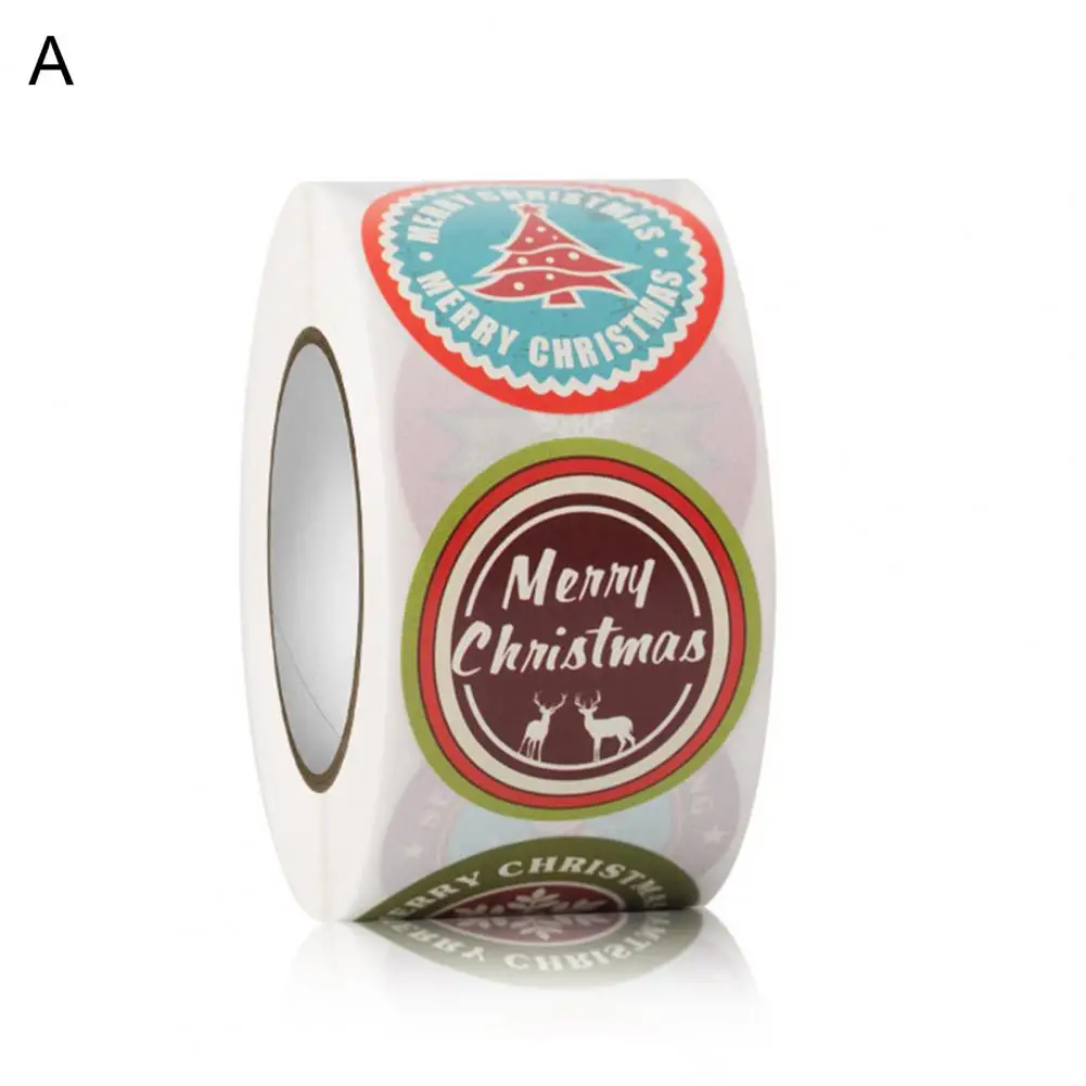 Christmas Theme Sticker 500-piece Christmas Sticker Roll for Diy Gift Packaging Party Supplies Self-adhesive Round for Candy
Christmas Theme Sticker 500-piece Christmas Sticker Roll for Diy Gift Packaging Party Supplies Self-adhesive Round for Candy