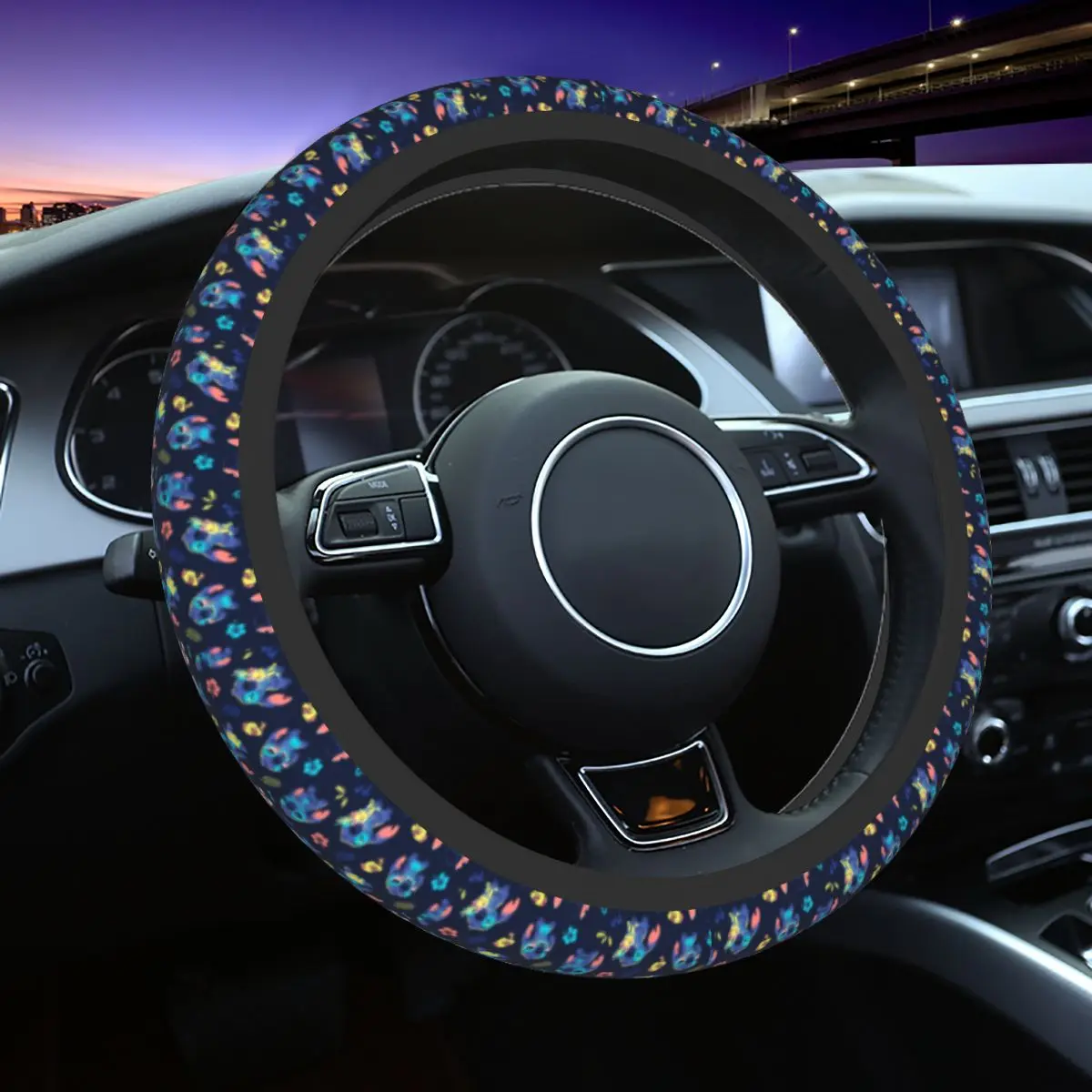 Customized Cute Stitches Pattern Steering Wheel Cover Anime Cartoon Soft Car Steering Wheel Protector 15 Inch Auto Accessories
Customized Cute Stitches Pattern Steering Wheel Cover Anime Cartoon Soft Car Steering Wheel Protector 15 Inch Auto Accessories