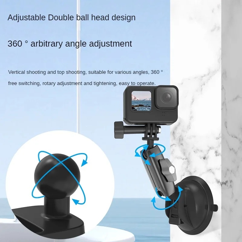 

TELESIN Suction Cup Bracket - The Ultimate Sports Camera Accessories for Unparalleled Action Shots and Adventure Capture