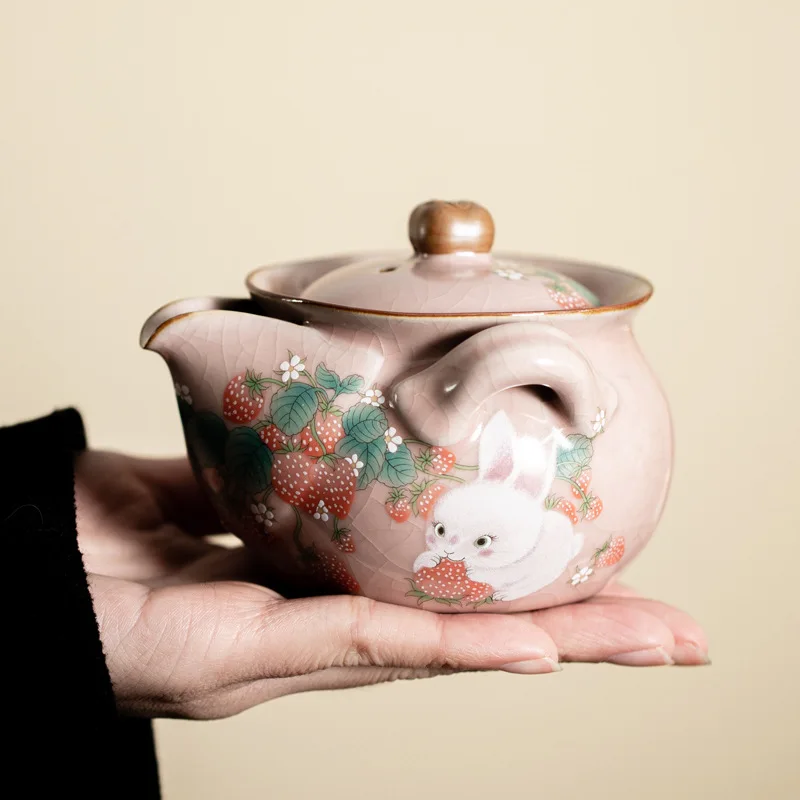 Ruyao Travel Tea Set, Outdoor Camping, Portable Ceramic Open Piece, Nourishing Kung Fu Tea Making, One Pot, Two Cups, Hand Grasp 
Ruyao Travel Tea Set, Outdoor Camping, Portable Ceramic Open Piece, Nourishing Kung Fu Tea Making, One Pot, Two Cups, Hand Grasp