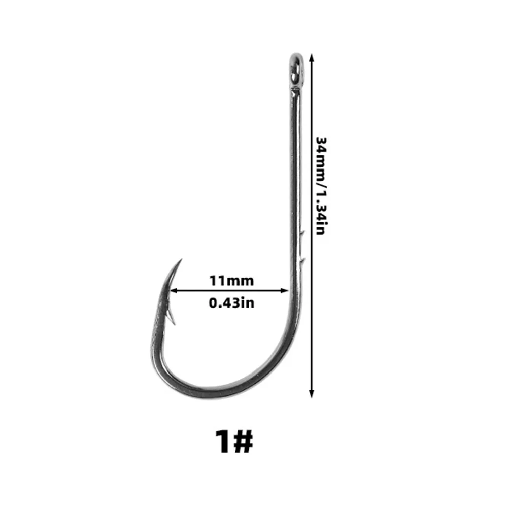 Crooked Mouth Sea Fishing Hook Set 100pcs Double Back Thorn Fish Hook Tackle Kit with Stainless Steel Material
Crooked Mouth Sea Fishing Hook Set 100pcs Double Back Thorn Fish Hook Tackle Kit with Stainless Steel Material