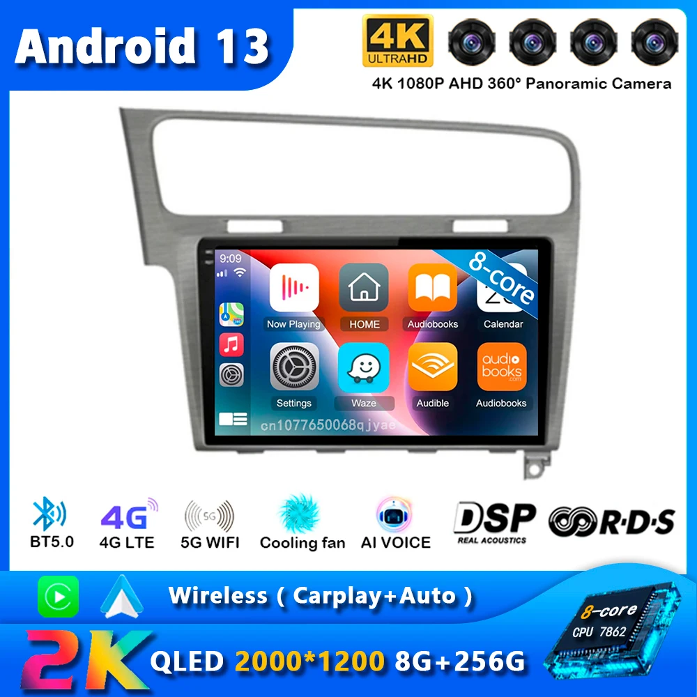 Android 13 Carplay Car Radio For Volkswagen VW Golf 7 2013 - 2020 MK7 Navigation GPS Multimedia Player WiFi+4G Stereo Video DSP
Android 13 Carplay Car Radio For Volkswagen VW Golf 7 2013 - 2020 MK7 Navigation GPS Multimedia Player WiFi+4G Stereo Video DSP