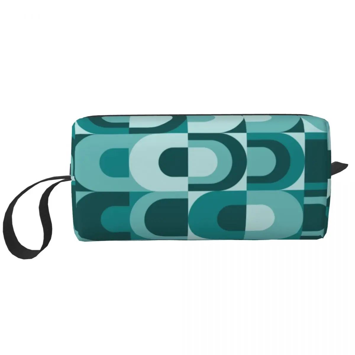 70s Pattern Retro Inustrial In Blue Teal Theme Makeup Bag for Women Travel Cosmetic Cute Geometric Modern Storage Toiletry Bags
70s Pattern Retro Inustrial In Blue Teal Theme Makeup Bag for Women Travel Cosmetic Cute Geometric Modern Storage Toiletry Bags