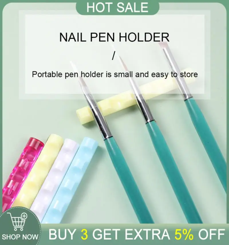 5Pcs Nail Art Brush Holder Stand 5 Grids Nail Painting Pen Holder Manicure Penholder Stand Shelf Acrylic Display Manicure Tools
5Pcs Nail Art Brush Holder Stand 5 Grids Nail Painting Pen Holder Manicure Penholder Stand Shelf Acrylic Display Manicure Tools