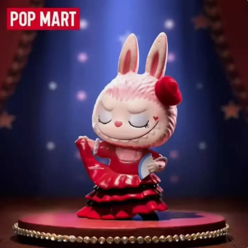 

Pop Mart Labubu Flamenco Make Your Debut Elevator Kawaii Dolls Action Anime Figures Ornaments Colletion Gifts Toys and Hobbies