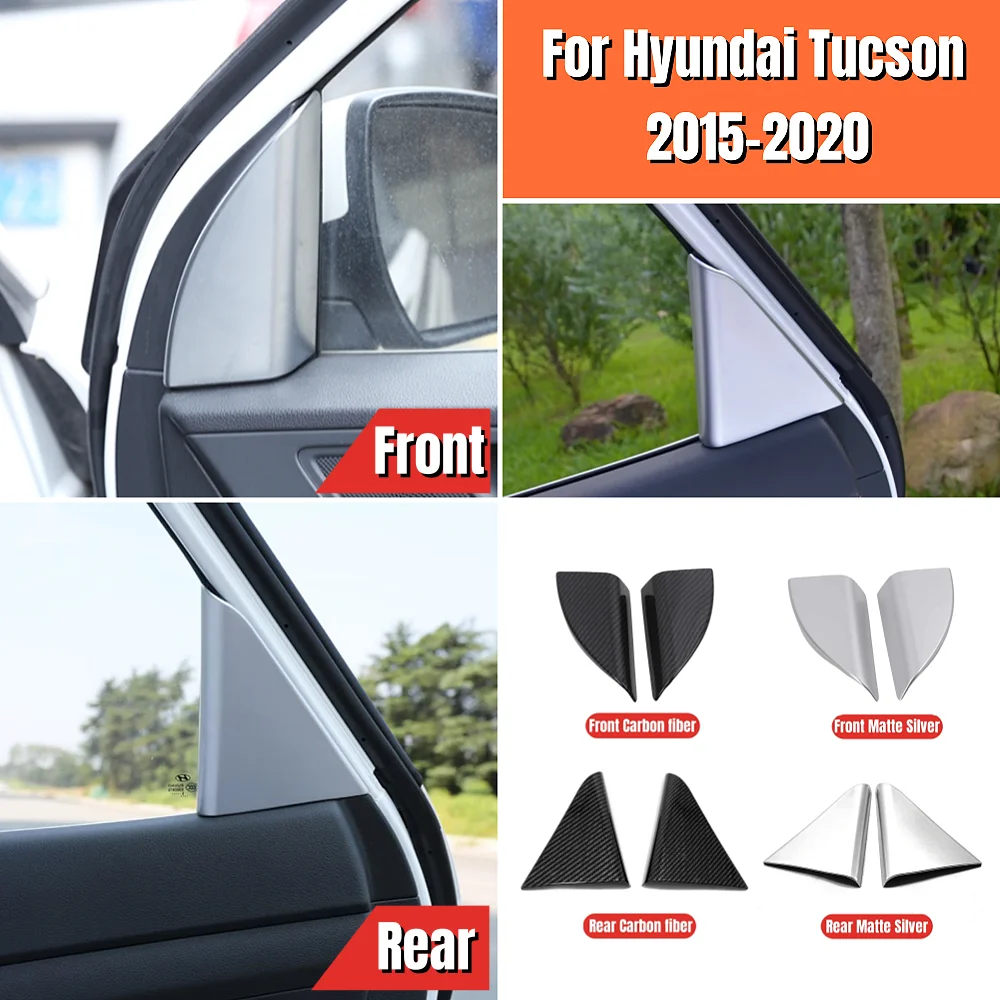 For Hyundai Tucson 2015-2020 Car Front Rear Door Window Inner Triangle Pillar Column Cover Trim ABS Plastic Sticker Accessories
For Hyundai Tucson 2015-2020 Car Front Rear Door Window Inner Triangle Pillar Column Cover Trim ABS Plastic Sticker Accessories