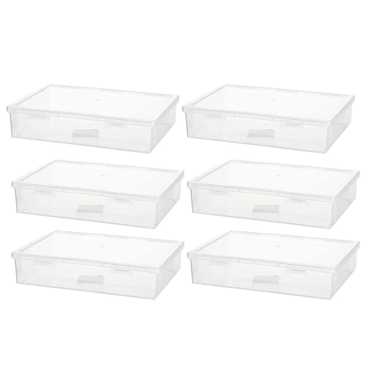 6 Pcs 7In x 9In x 2In Plastic Storage Box with Lid Multipurpose Craft Organizer Plastic Containers Clear Pencil Case
6 Pcs 7In x 9In x 2In Plastic Storage Box with Lid Multipurpose Craft Organizer Plastic Containers Clear Pencil Case