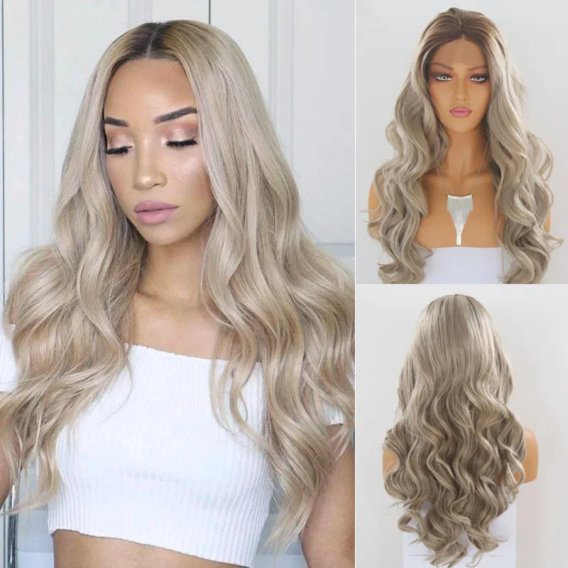 FANXITION Ombre Synthetic Lace Front Wig Two Tone Color Synthetic Wigs for Women Body Wave Wig Heat Resistant Fiber Cosplay Wigs
FANXITION Ombre Synthetic Lace Front Wig Two Tone Color Synthetic Wigs for Women Body Wave Wig Heat Resistant Fiber Cosplay Wigs