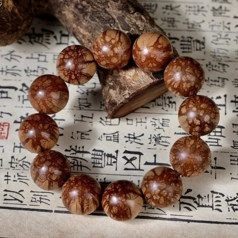 

Free shipping female plum blossom bone Dan 18mm13 Buddha beads bracelet hand string quantity artifact wholesale Chinese style