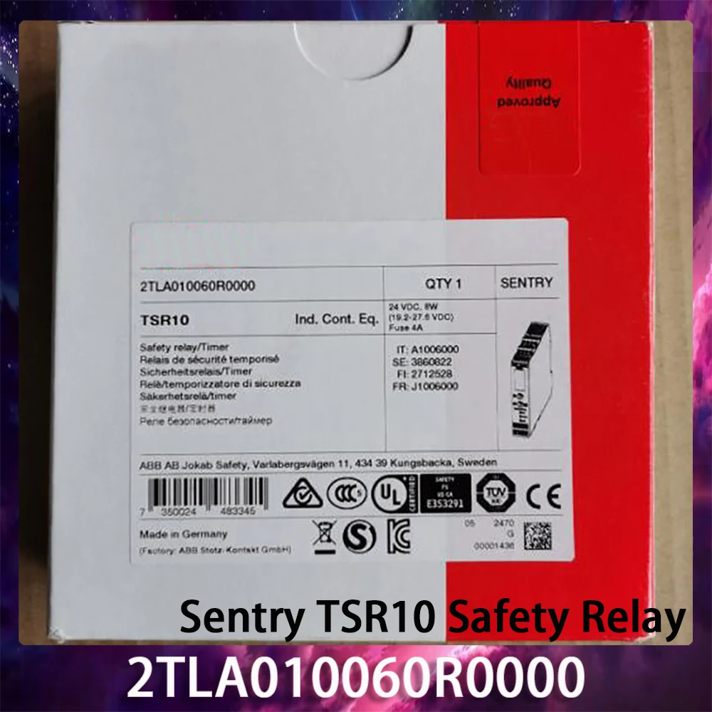 Реле безопасности для ABB Sentry TSR10, выходы 3NO + 1NC + 24 В постоянного тока, идеально быстрая доставка, высокое качество, 2TLA010060R0000
Реле безопасности для ABB Sentry TSR10, выходы 3NO + 1NC + 24 В постоянного тока, идеально быстрая доставка, высокое качество, 2TLA010060R0000