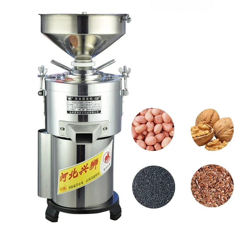 220V 1100W Nut Butter Machine Peanut Butter Making Machine Sesame Masher Stainless Steel Food Processor
220V 1100W Nut Butter Machine Peanut Butter Making Machine Sesame Masher Stainless Steel Food Processor