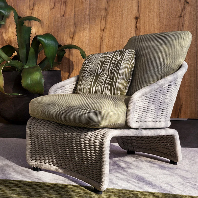 Outdoor Hotel Patio Balcony Leisure Chair Creative Furniture Simple Design Rattan Sofa
Outdoor Hotel Patio Balcony Leisure Chair Creative Furniture Simple Design Rattan Sofa