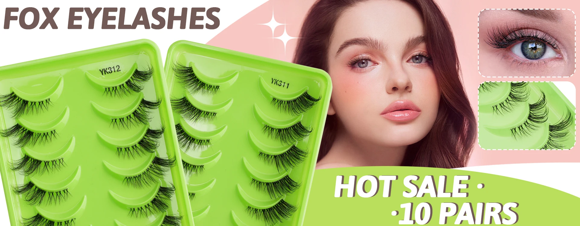 3/20/21Pairs False Eyelashes Wispy Lashes Dramatic Thick Fake Eyelashes Faux 3D Mink Fluffy Strip False Lashes Pack Makeup Tools 21 S1b449a9fbb1b4f01ae5b2f1708dc0c7b8