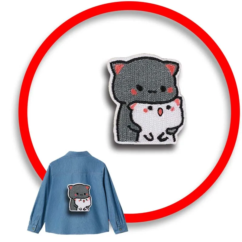 1pcs Patch Stickers Iron On Patches for Clothing Sewing Love Cat Embroidery Fusible Applique Badge Bag Decoration Stripes
1pcs Patch Stickers Iron On Patches for Clothing Sewing Love Cat Embroidery Fusible Applique Badge Bag Decoration Stripes