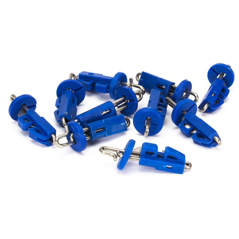 ABS+Stainless Steel Bait Clips Breakaway Fishing Hook Release Clip Sea Solo Splash Style 10pcs 40*8mm Portable
ABS+Stainless Steel Bait Clips Breakaway Fishing Hook Release Clip Sea Solo Splash Style 10pcs 40*8mm Portable