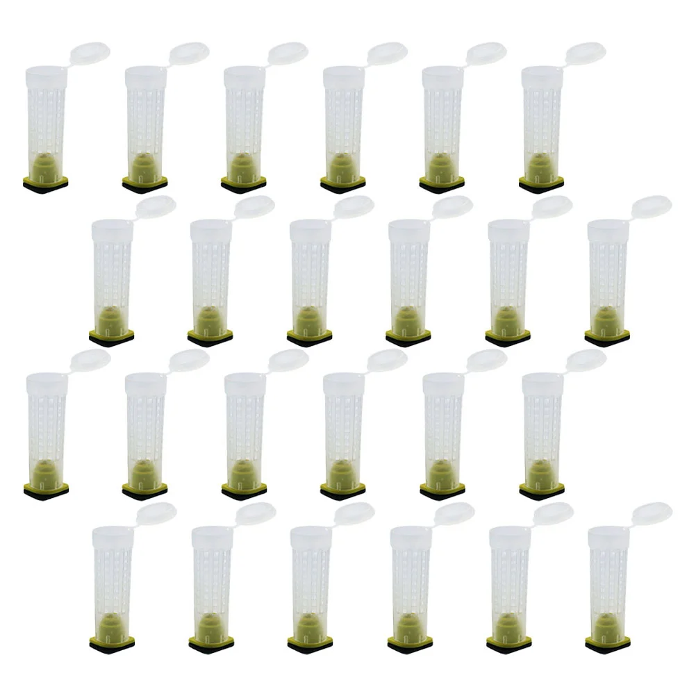 40 Pcs Device Queen Bee Protective Cover Beekeeping Rearing Cup Plastic Transport Cage
40 Pcs Device Queen Bee Protective Cover Beekeeping Rearing Cup Plastic Transport Cage