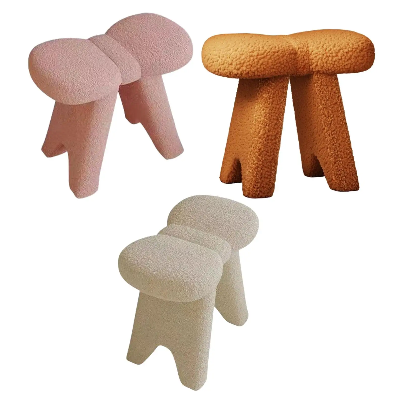 Makeup Vanity Stool Decorative Seating Dressing Stool Upholstered Fashion Footrest Makeup Stool Modern for Bedroom Furniture Makeup Vanity Stool Decorative Seating Dressing Stool Upholstered Fashion Footrest Makeup Stool Modern for Bedroom Furniture