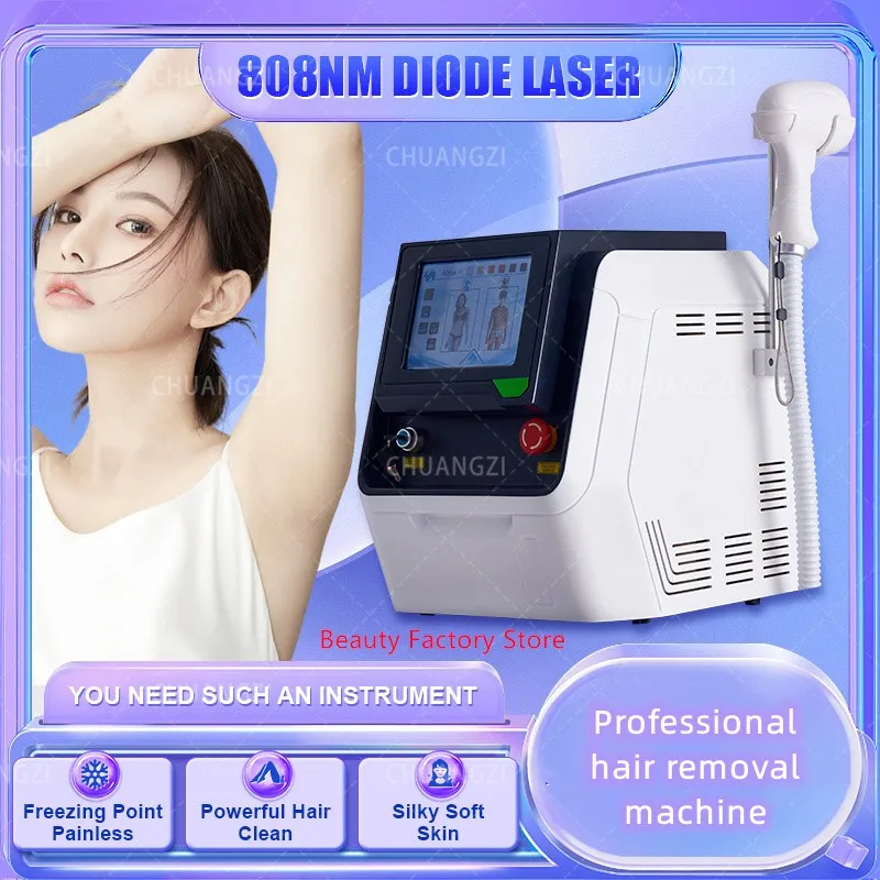 2023 Portable 3 Wavelength 755nm 808nm 1064nm Diode Laser Epilation Multifunctional beauty Salon Painless Hair Remove Apparatus
2023 Portable 3 Wavelength 755nm 808nm 1064nm Diode Laser Epilation Multifunctional beauty Salon Painless Hair Remove Apparatus