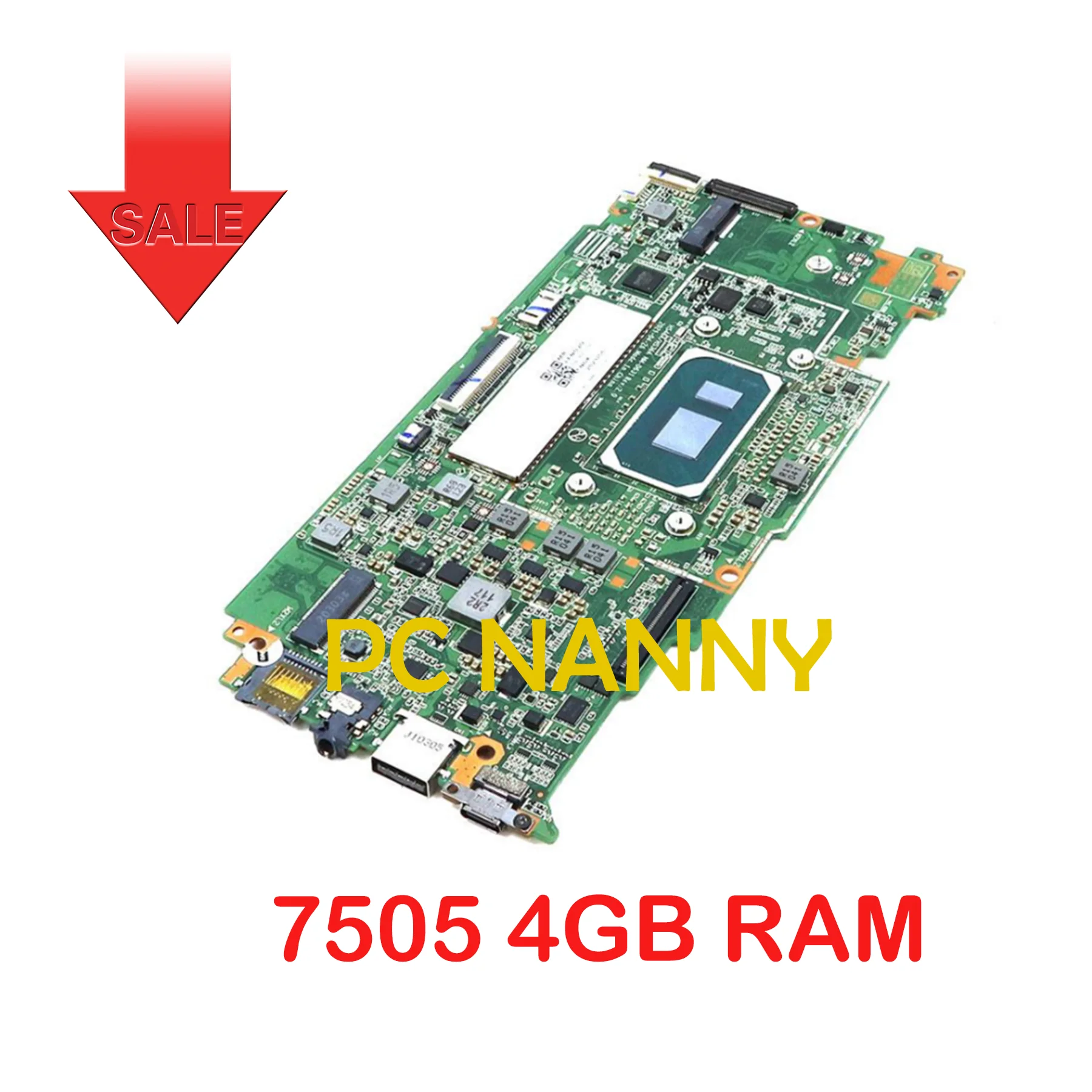PCNANNY for Lenovo Chromebook Flex 5-13ITL6 Pentium Gold 7505 4GB RAM Motherboard 5B21D66631 Laptop Motherboards NM-D631
PCNANNY for Lenovo Chromebook Flex 5-13ITL6 Pentium Gold 7505 4GB RAM Motherboard 5B21D66631 Laptop Motherboards NM-D631