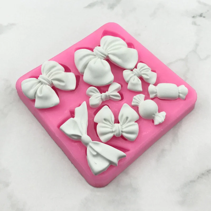 

Bow Tie Silicone Mold Kitchen DIY Cake Baking Decoration Fudge Dessert Cookies Baking Accessories Tools Fondant Chocolate Mold