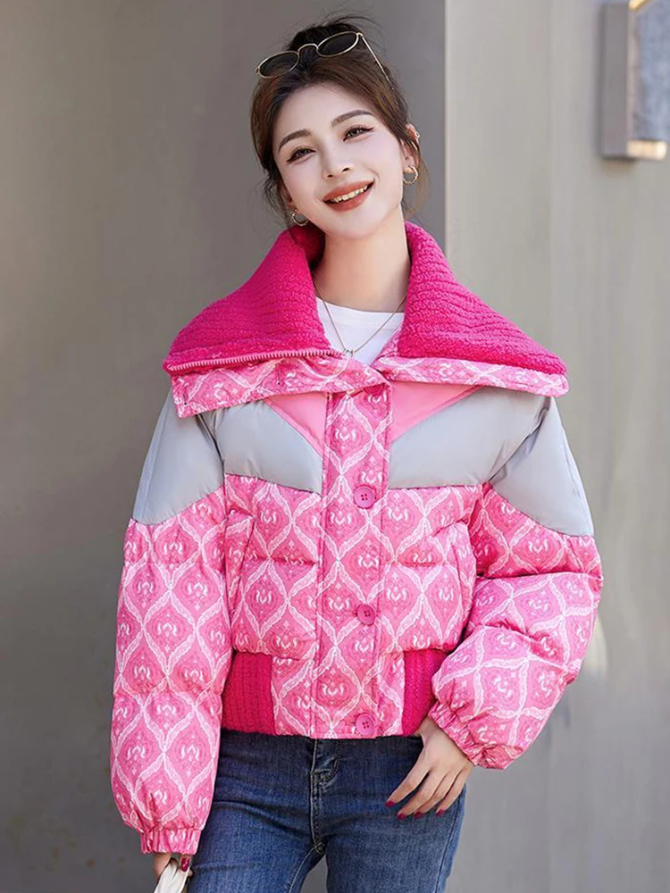 2024 Winter Women 90% White Duck Down Jacket Female Elegant Lightweight Parkas Puffer Coat Patchwork Warm Clothin
2024 Winter Women 90% White Duck Down Jacket Female Elegant Lightweight Parkas Puffer Coat Patchwork Warm Clothin