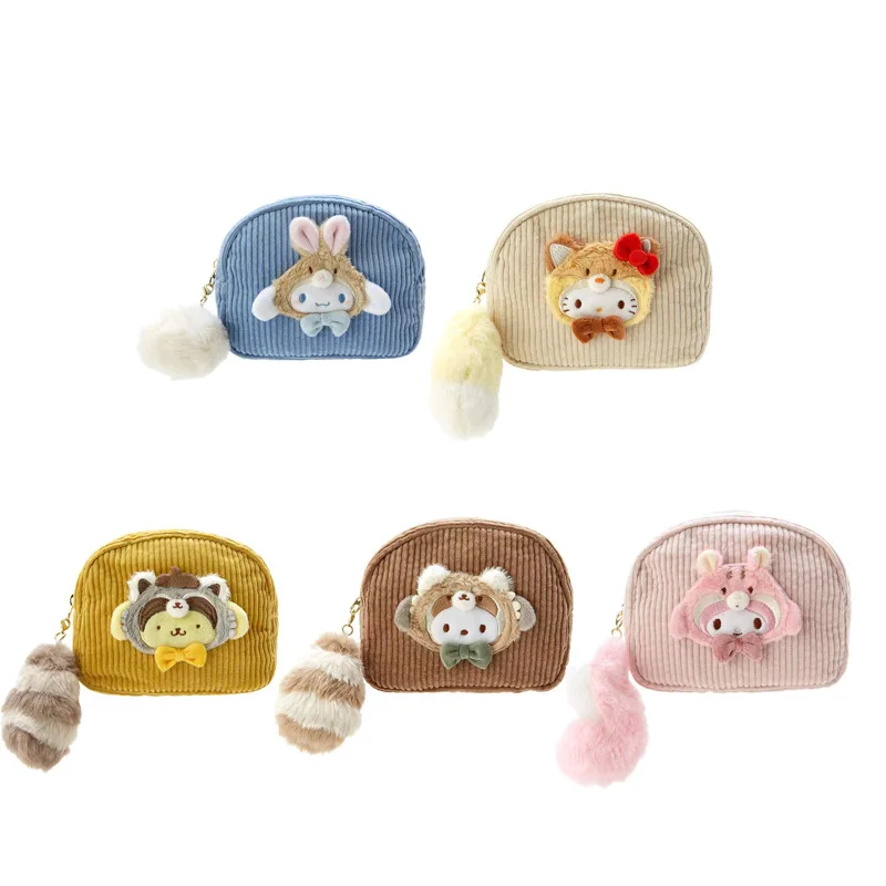 Кавайная сумка для хранения Sanrio серии лесных животных Hello Kitty Kuromi My Melody креативная мультяшная плюшевая косметичка
Кавайная сумка для хранения Sanrio серии лесных животных Hello Kitty Kuromi My Melody креативная мультяшная плюшевая косметичка
