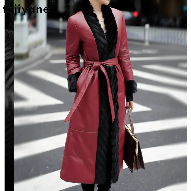Tajiyane Real Leather Jacket Women Winter Down Jackets for Women 2023 Genuine Sheepskin Coat Slim Down Coats Mink Fur Collar SGG
Tajiyane Real Leather Jacket Women Winter Down Jackets for Women 2023 Genuine Sheepskin Coat Slim Down Coats Mink Fur Collar SGG