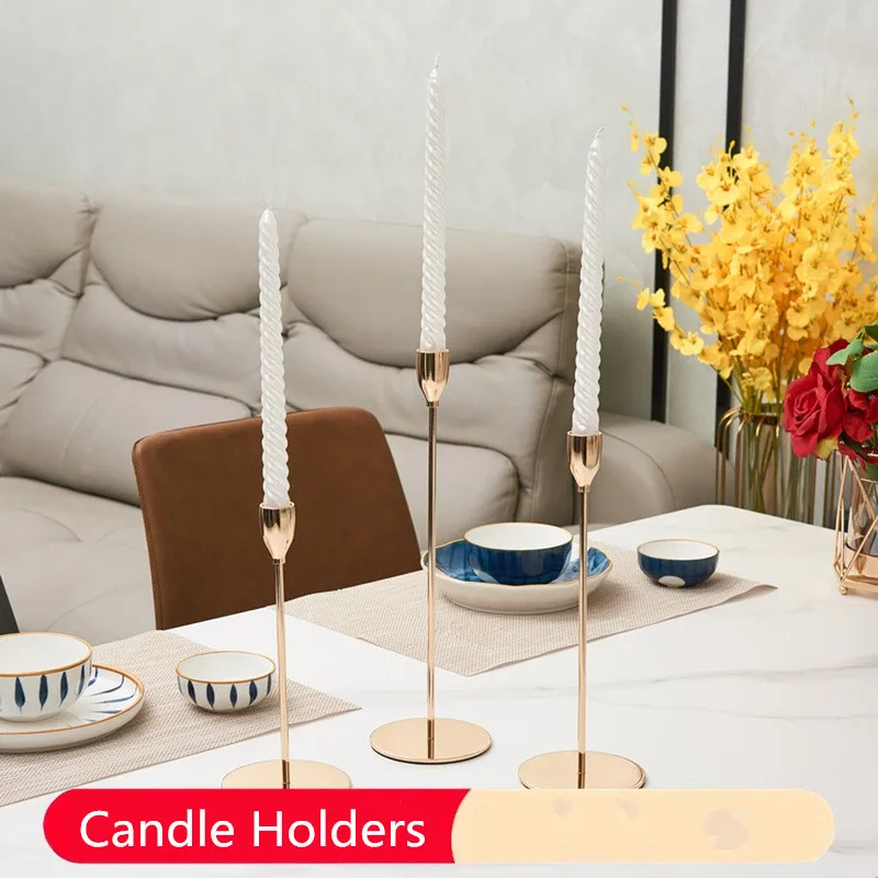 3Pcs/Set European Style Metal Candle Holders Simple Golden Wedding Decoration Bar Party Living Room Decor Home Decor Candlestick
3Pcs/Set European Style Metal Candle Holders Simple Golden Wedding Decoration Bar Party Living Room Decor Home Decor Candlestick
