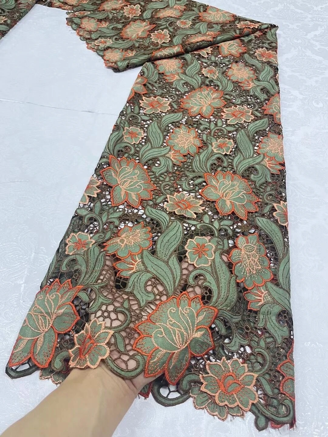 Nigerian Tulle Lace Fabric for Sewing, Wedding Dress, Chiffon Party Guipure, High Quality, Cotton, 5Yard, 2024 JL342
Nigerian Tulle Lace Fabric for Sewing, Wedding Dress, Chiffon Party Guipure, High Quality, Cotton, 5Yard, 2024 JL342