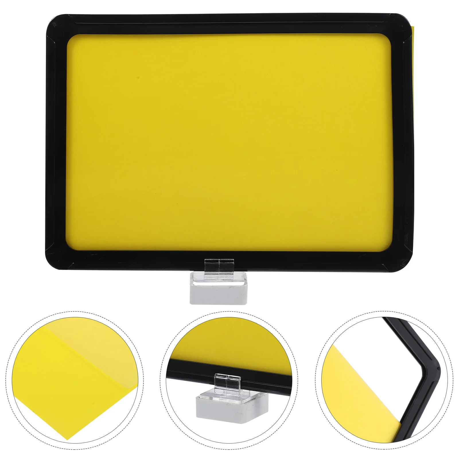 2 Pcs Label Labels Convenient Poster Stand Indicator Name Tags Multi-function Price Signs Abs Plastic Magnet Magnetic
2 Pcs Label Labels Convenient Poster Stand Indicator Name Tags Multi-function Price Signs Abs Plastic Magnet Magnetic