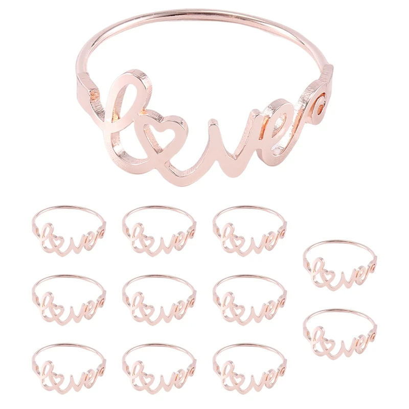 Valentines Napkin Rings Holder For Wedding, Love Napkin Holders Spring Serviette Buckles For Table Setting
Valentines Napkin Rings Holder For Wedding, Love Napkin Holders Spring Serviette Buckles For Table Setting
